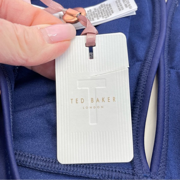 NWT Ted Baker Swimsuit 0/2 Blue - Picture 9 of 12